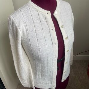 Elegant White Women's Sweater